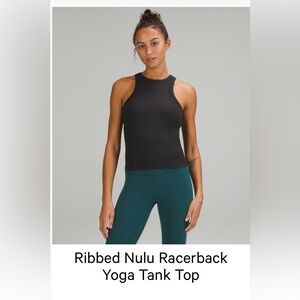 Lululemon Tank Top - Ribbed Nulu Racerback Yoga